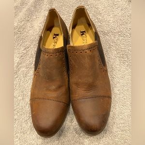 Korks Womens Shoes Gertrude Slip On Dark Brown size 7.5